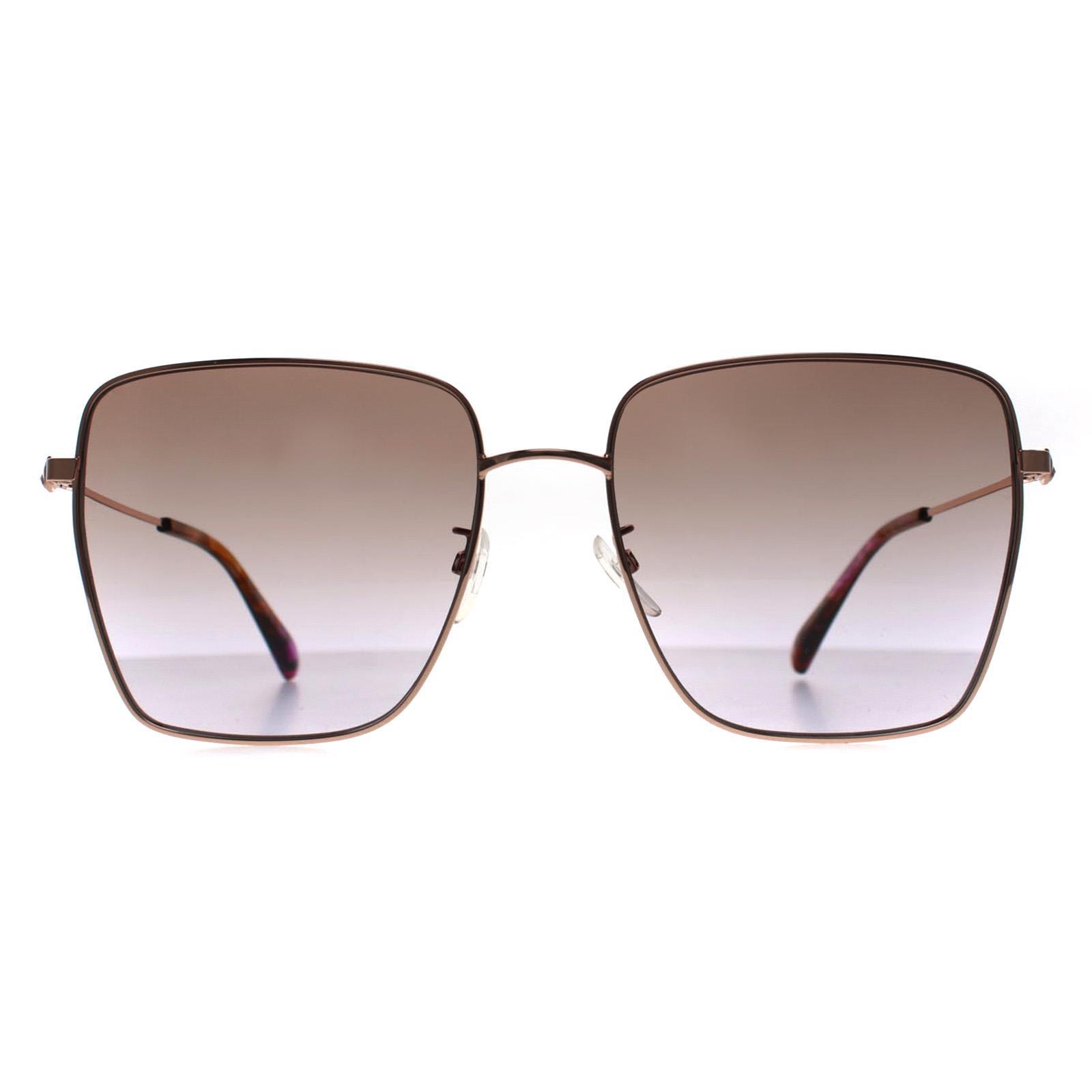 Moschino MOS072/G/S DDB QR rosÃ©goudviolet gradiÃ«nt zonnebril