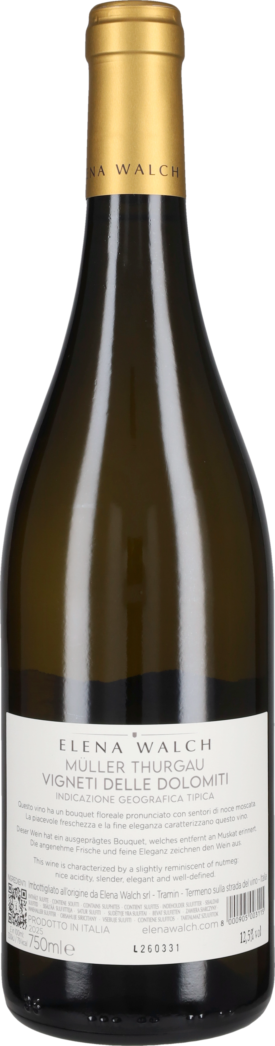 Walch Elena Muller Thurgau Elena Walch 2025