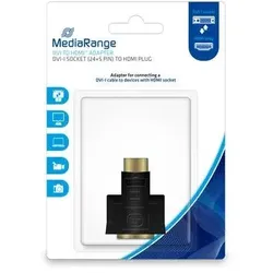 MediaRange MRCS171 Kabeladapter HDMI DVI-I Schwarz