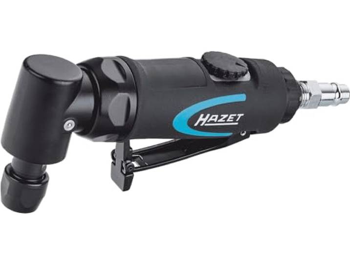 HAZET Meuleuse à tige 9032N-5 I modèle coudé pour un réglage en continu de la vitesse de rotation\, filetage femelle 12\,91 mm (1/4″)\, fiche d'accouplement incluse I outil maniable pour le ponçage'.