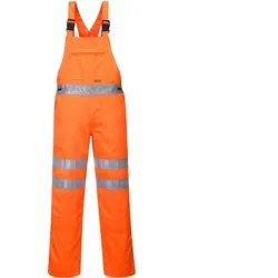 Warmschutz Latzhose "RT43" Bahn orange - S - Orange