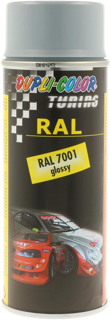 european aerosols DUPLI-COLOR SPRAY PAINT RAL 7001 silbergrau glanz, 400 ml