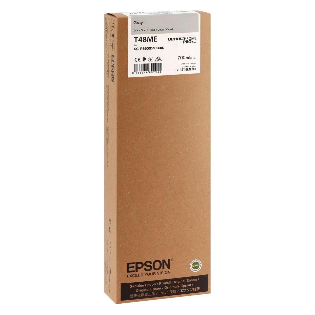 Epson Tintenpatrone gray T 48M 700 ml T 48ME (GY) (C13T48ME00)
