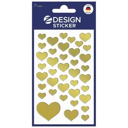 10x Z-Design, Sticker, Herzen (96 Sticker)