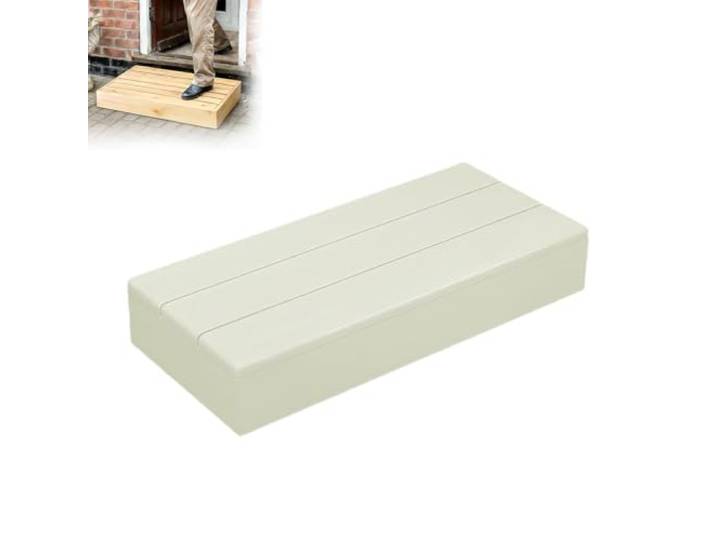 Pounjsd Tritthocker aus Holz, Bett Schritte für hohe Betten für Erwachsene, Langer Fußhocker, Betttritthocker, 200 kg Tragkraft, ältere Menschen,Mobilitätshelfer für Schlafzimmer, Küche, Bad