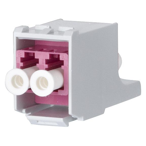 Metz Connect 15091075-I. Bauart: Flach, Produktfarbe: Violett, Weiss, Anschluss 1: RJ-45 (Netzwerk Kupplung) (15091075-I)