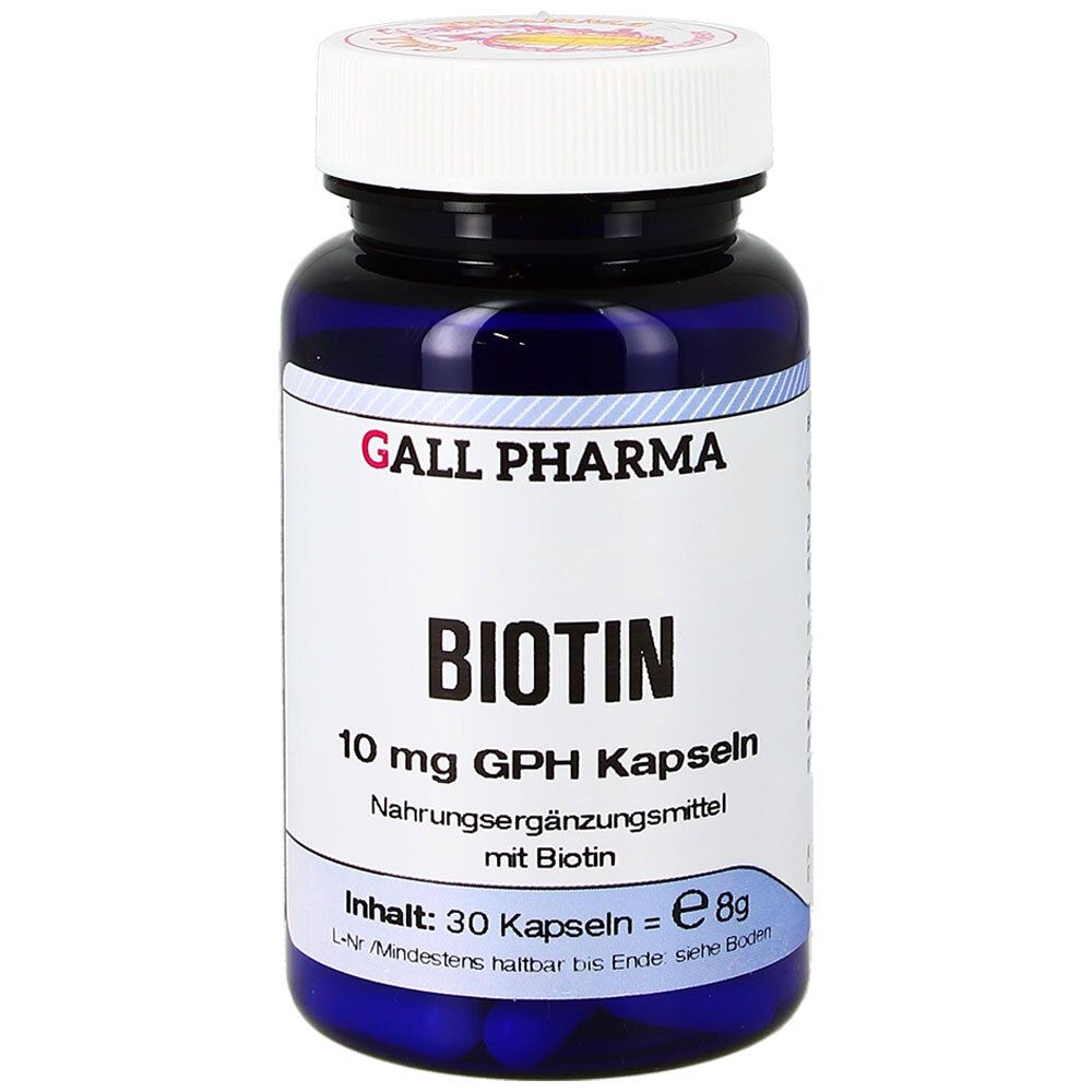 Biotin 10 mg GPH Kapseln 30 St