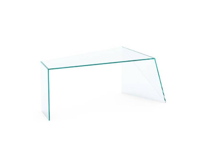 TONELLI bureau PENROSE DESK (Extra-clair - Verre)