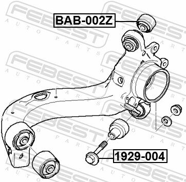 Febest Sturzkorrekturschraube 1929-004 Für Bmw