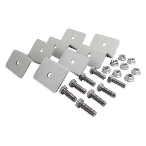 Enjoy solar 4 Stück Aluminium Solarmodulhalterung Z-Halter 50mm (Solaranlage Montagematerial) (23540027)