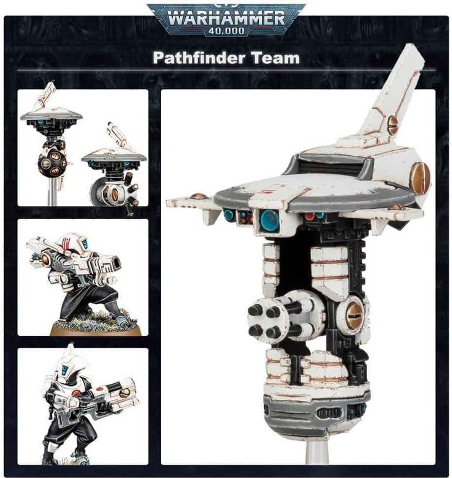 Warhammer 40000 Tau Empire Pathfinder Team - 13 Citadel Miniatures