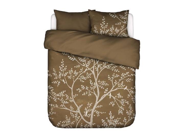 Essenza Lucienne Slate brown Dekbedovertrek