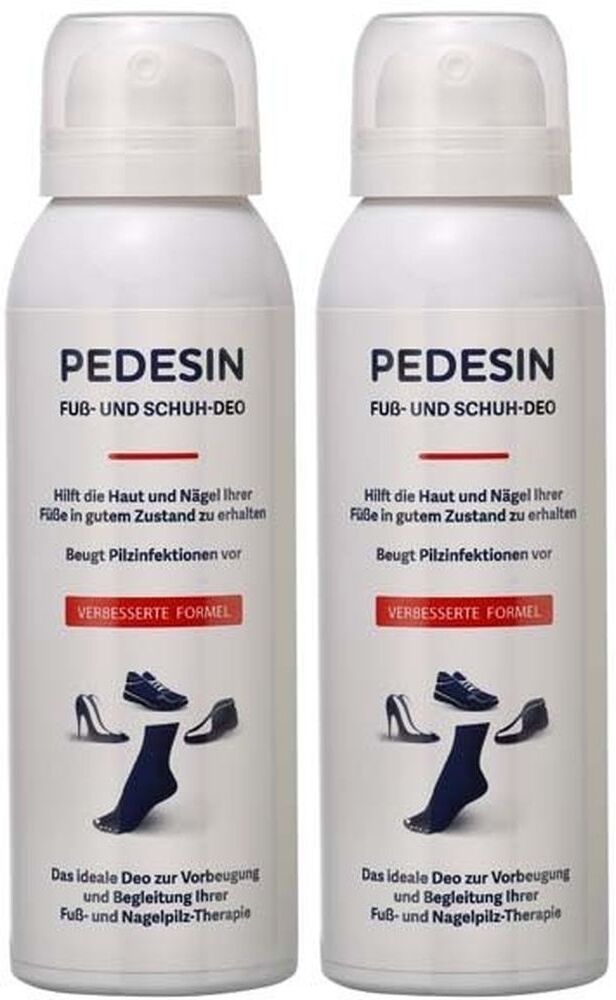 Pedesin Fuß- und Schuh-Deo Spray 2x 2x100 ml