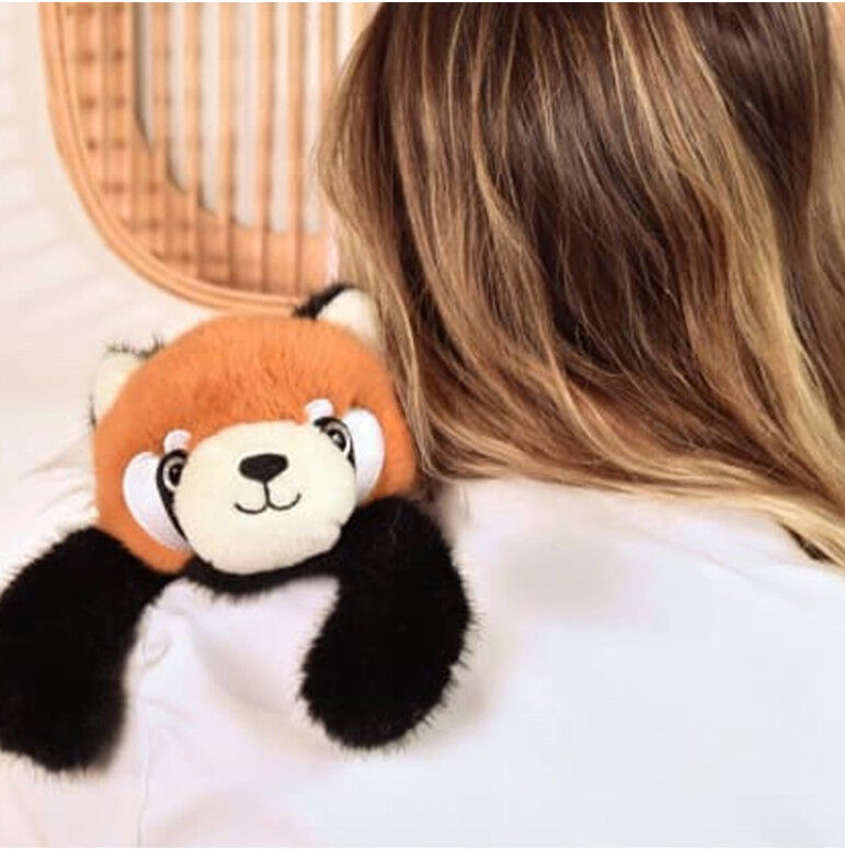 Peluche bien être : Panda roux en peluche magnétique Podcoll 30 cm - Histoire d'Ours