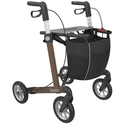 Rehasense Server L Komfort Softrad Rollator braun