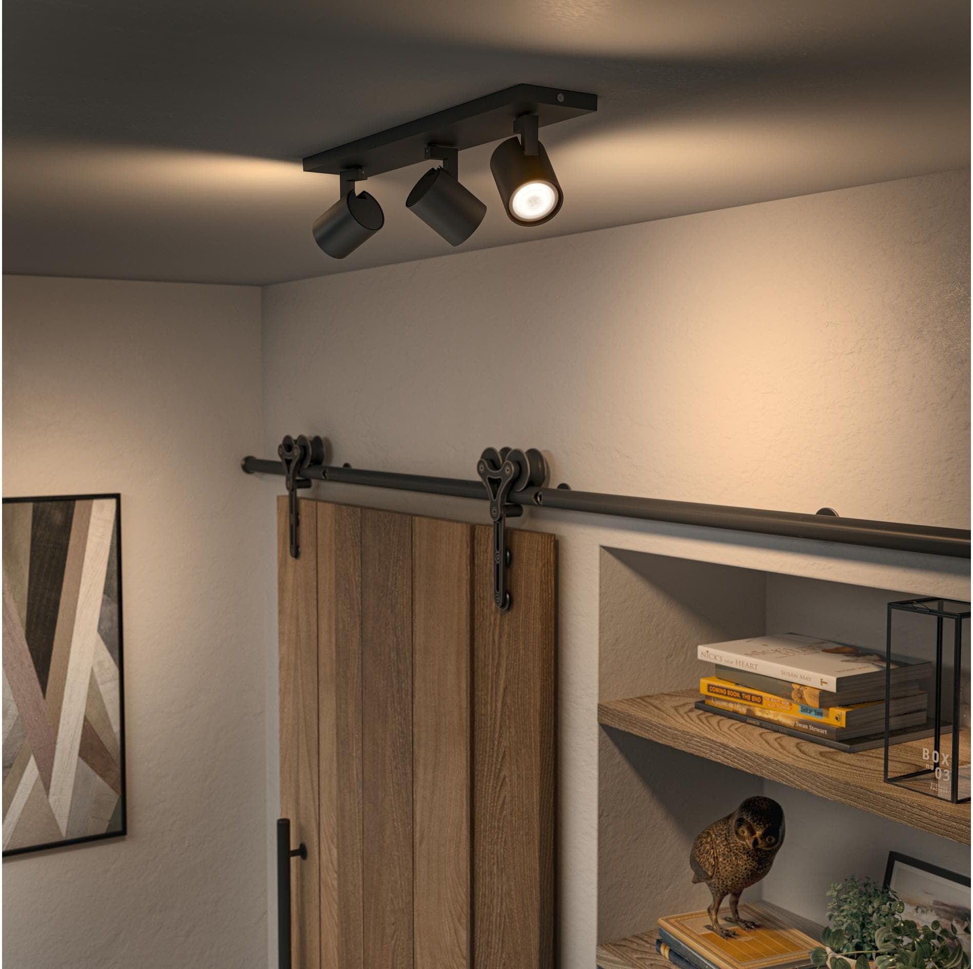 Philips HUE LED Deckenleuchte "Runner 3er-Spot", schwarz, Leuchten, LED Deckenleuchte schwarz Einheitsgröße