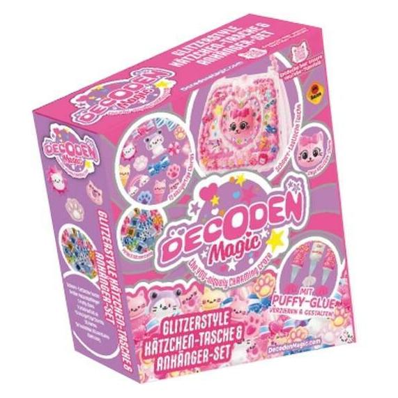 Bauer Decoden Magic Kätzchen-Tasche & Anhänger-Set (22005)