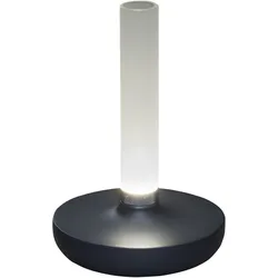 Konstsmide Biarritz USB-Tischvase dunkelgrau, 1800/2700/4000K, dimmbar
