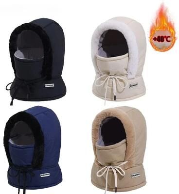 Uplift Picks Winter Thermal Balaclava Face Mask Windproof Neck Warmer mix black