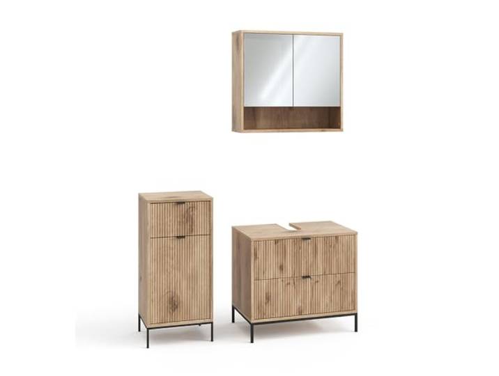Vicco Badmöbel-Set Eliza, Viking Oak 70 cm