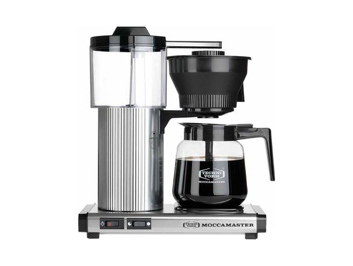 Moccamaster CD Grand Filterkaffeemaschine poliert Grau