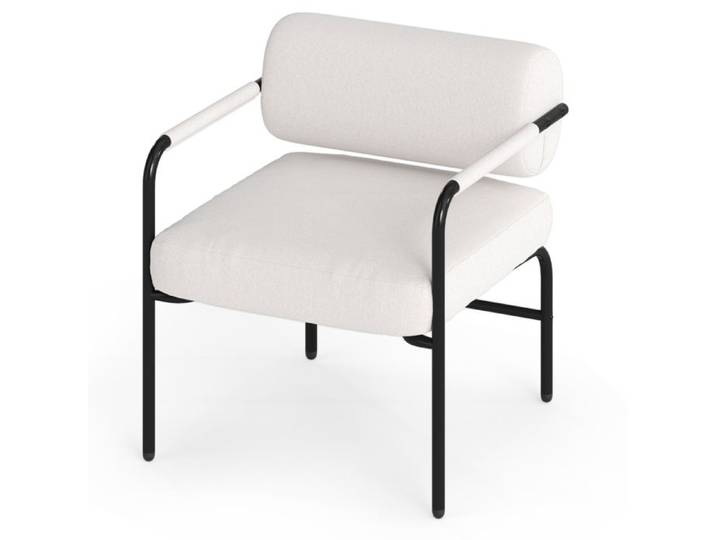 Fauteuil de Salon - RELAX4LIFE - Coussin d'Assise Épais - Dossier Confortable - 4 Patins Réglables - Charge 150KG - Beige