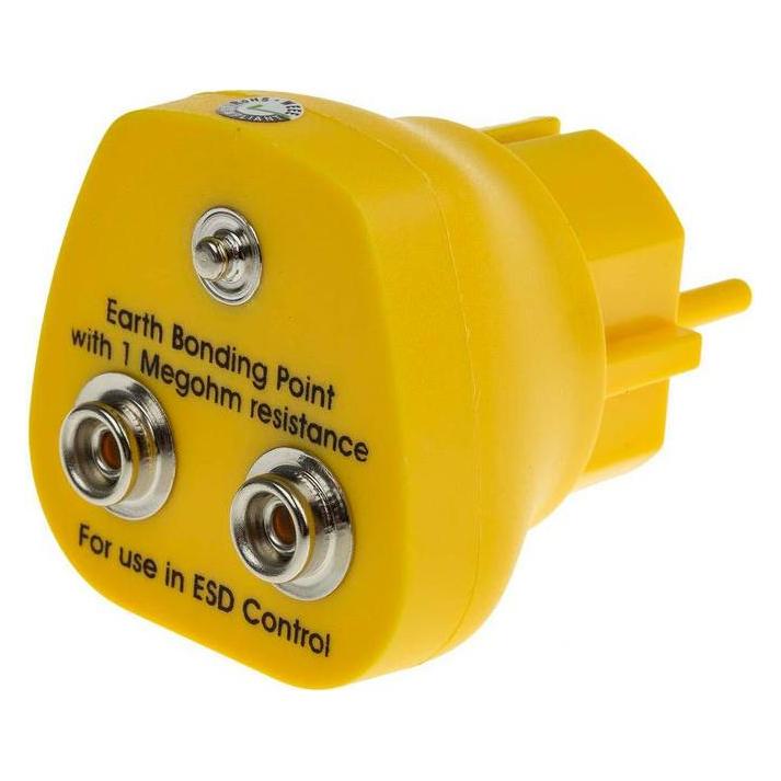RS PRO Earth Bonding Point EU,2x10,1x4mm studs (Statikschutz) (1229159)