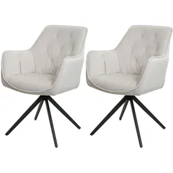 ESSZIMMERSTUHL Beige 2er-Set