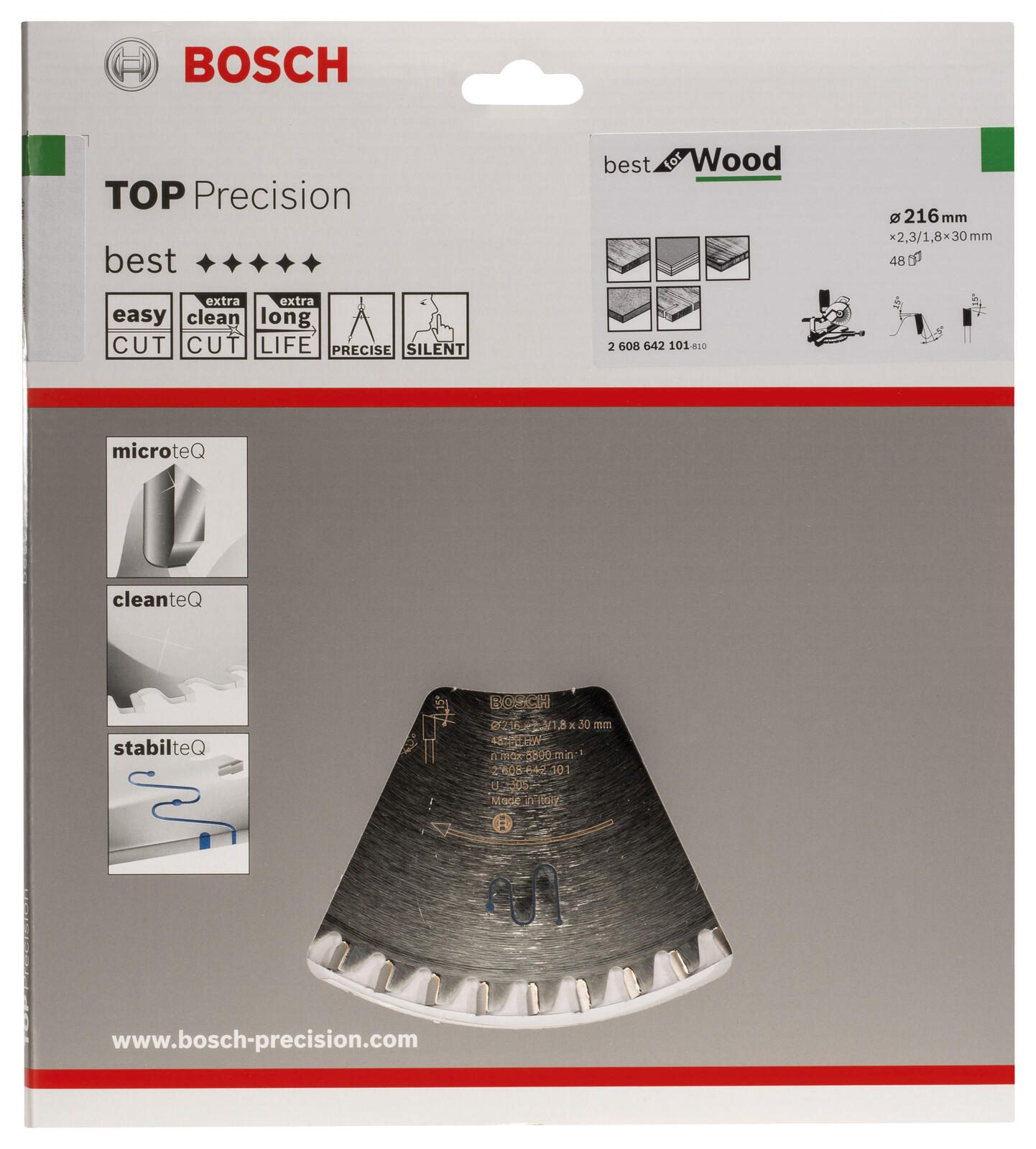 BOSCH Best for Wood Kreissägeblatt 1 St. 2608642101