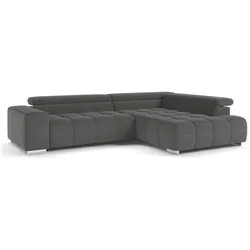 COTTA Ecksofa mit Funktion Orion Stoff Anthracite
