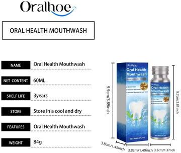 Uplift Essentials Gum Care Repair Drops For Daily Oral Hygiene 60ml Mouthwash