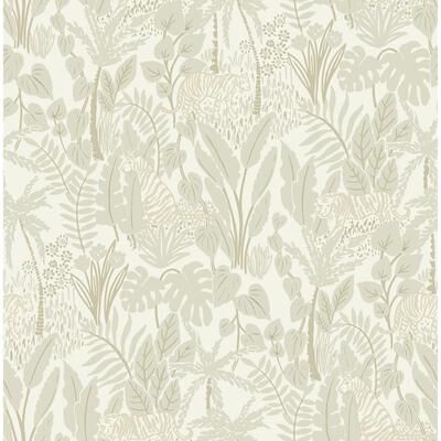 NuWallpaper Taupe Maynard Peel and Stick Wallpaper