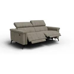 RELAXSOFA NORDEL 3-Sitzer, dunkles beige