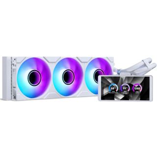 Phanteks Glacier One 360M25 LCD AiO-Wasserkühlung, 6-Zoll-Display - 360mm, weiß