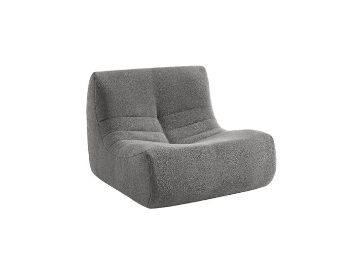 Sweeek Chauffeuse compressée bouclette texturée 1 place SOKOL Gris