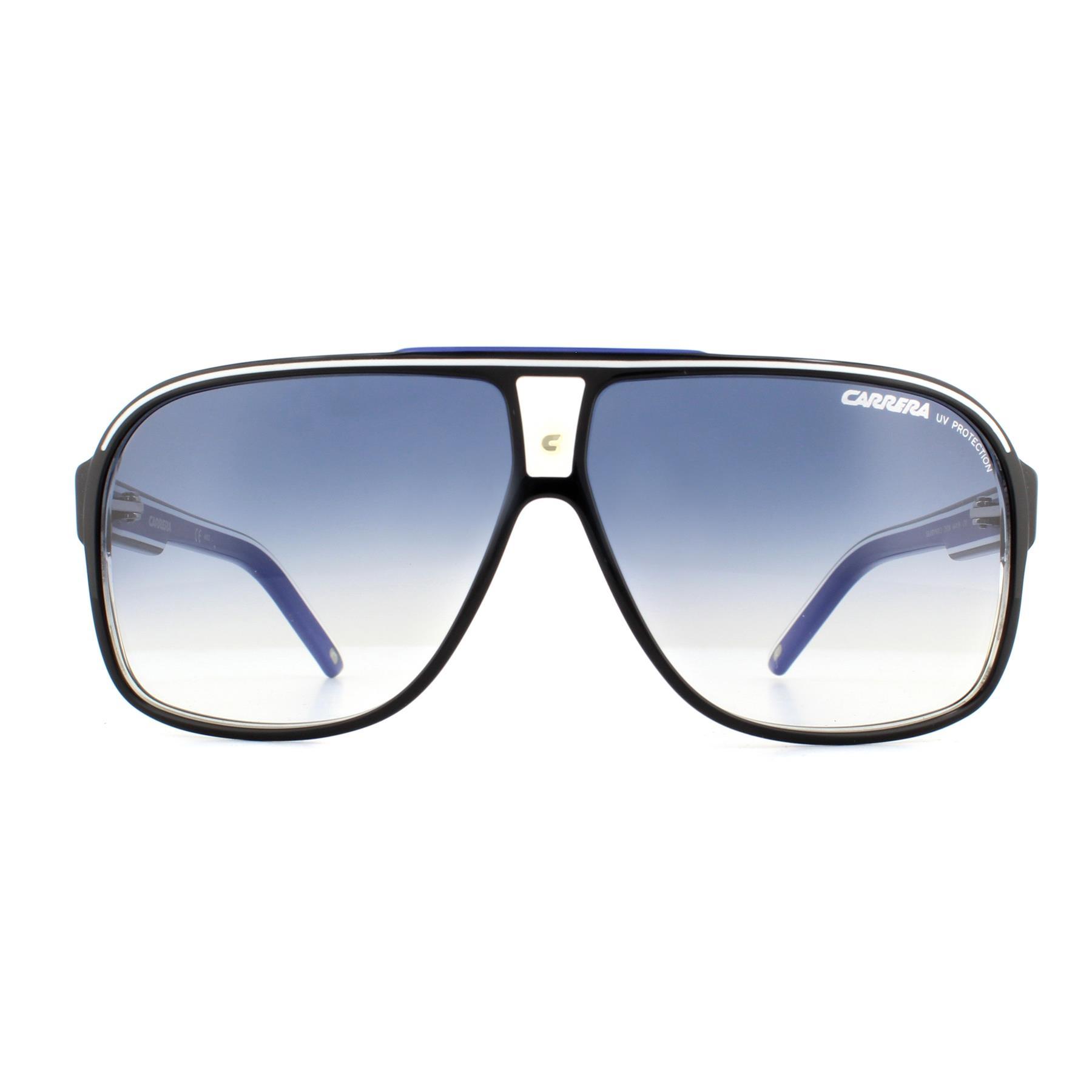 Carrera Aviator Mens Black Dark Blue Gradient zonnebril
