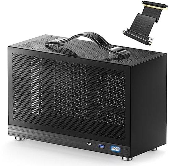 Mini-ITX Gaming Gehäuse mit USB 3.0 und Type-C - Schwarz