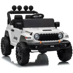 Jeep Rubicon DK-JWR558 24V Weißes batteriebetriebenes Fahrzeug