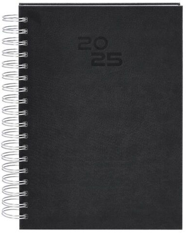 Agenda pas cher personnalisé Wayrux PU noir