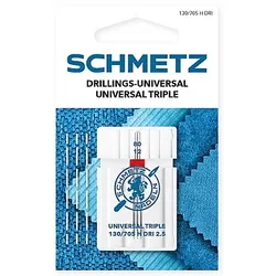 Schmetz Drillingsnadel "Universal", Stärke: 80, Nadelabstand: 2,5 mm