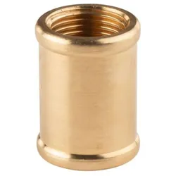 Messing Gewinde-Fitting Muffe 3/8"IG - 3/8"IG (DN 10) - schwere Ausführung