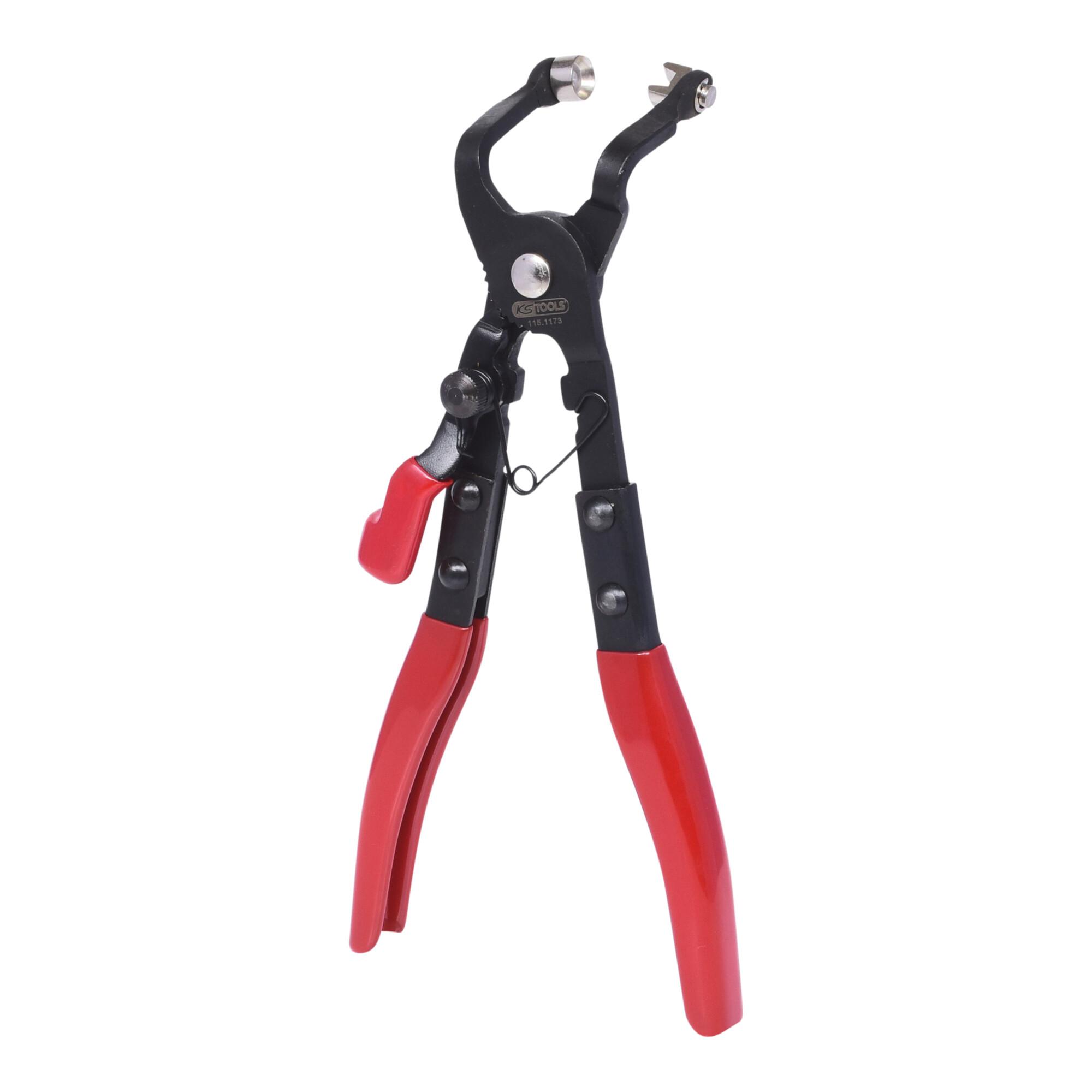 KS Tools Schlauchschellenzange, 110° abgewinkelt (115.1173)