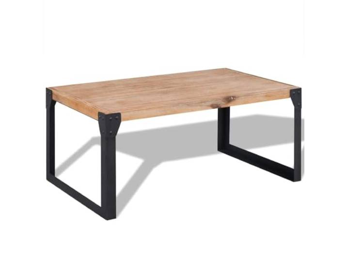 Makastle Wohnzimmertisch Couchtisch Massivholz Akazie 100x60x45 cm