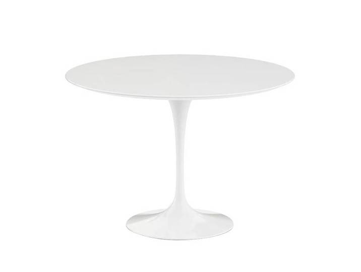 Knoll - Saarinen Tisch, Ø 91 cm, weiss