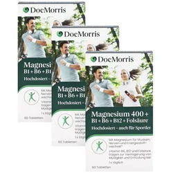 DocMorris Magnesium 400 mg Trio 3X60 St