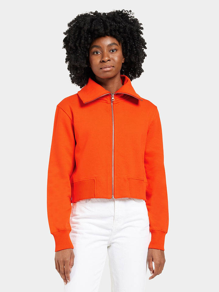 Didriksons Sweatjacke "Lovali" in Orange - 34