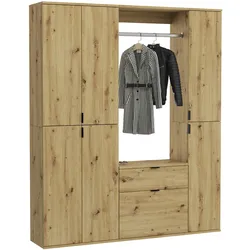 Garderobe PROJEKT X (BHT 152x193x34 cm) - BHT 152x193x34 cm