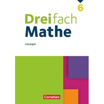 Dreifach Mathe 6. Schuljahr - Lösungen zum Schülerbuch, Zubehör von , Cornelsen Verlag, 978-3-06-043637-8