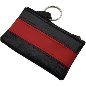 Böttcher-AG Schlüsseltasche 3105, schwarz / rot, aus Kunstleder