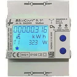 NZR Elektr.Hutschienenzähler 85A S0, MID EcoCount SL#33420218